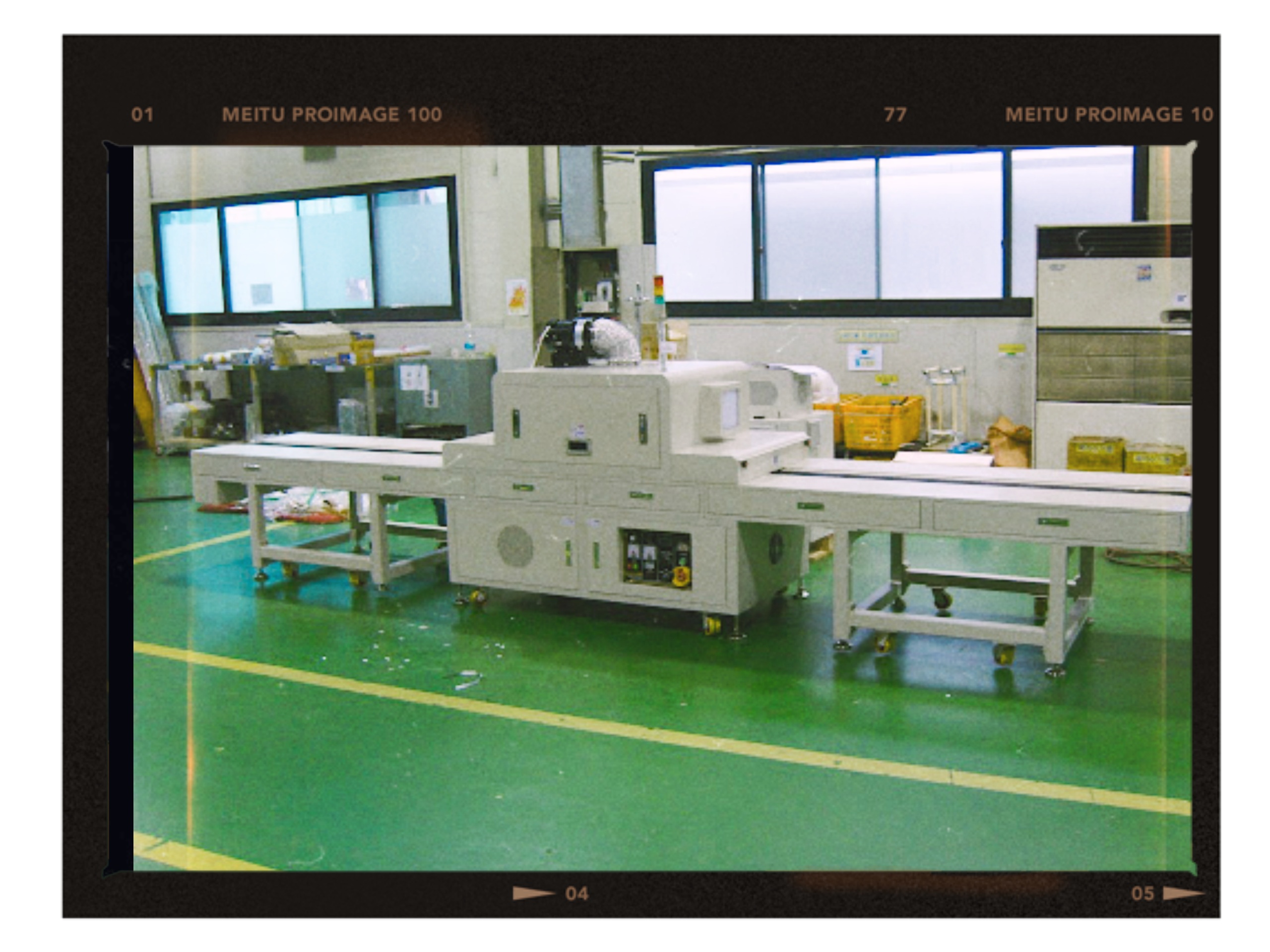 PVC Homogeneous Sheet Produce Process step 4 UV coating